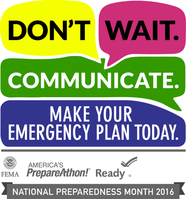 Regional 2016 National Preparedness Month Logo